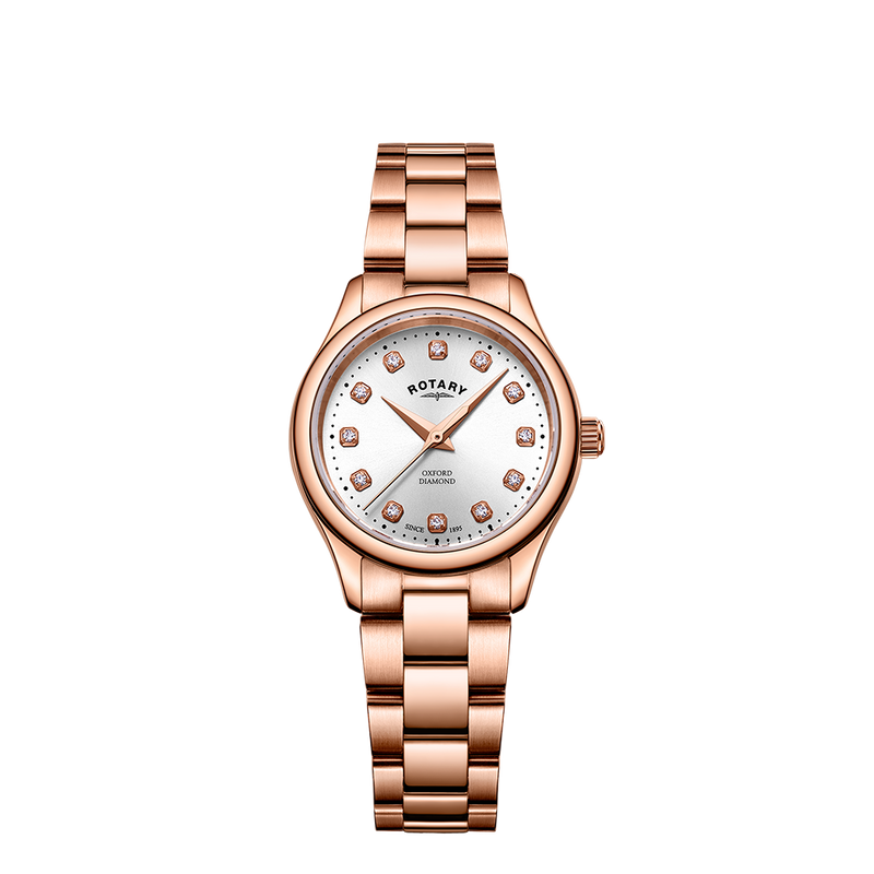 Rotary Contemporary Diamond Set Watch - LB05096/02/D