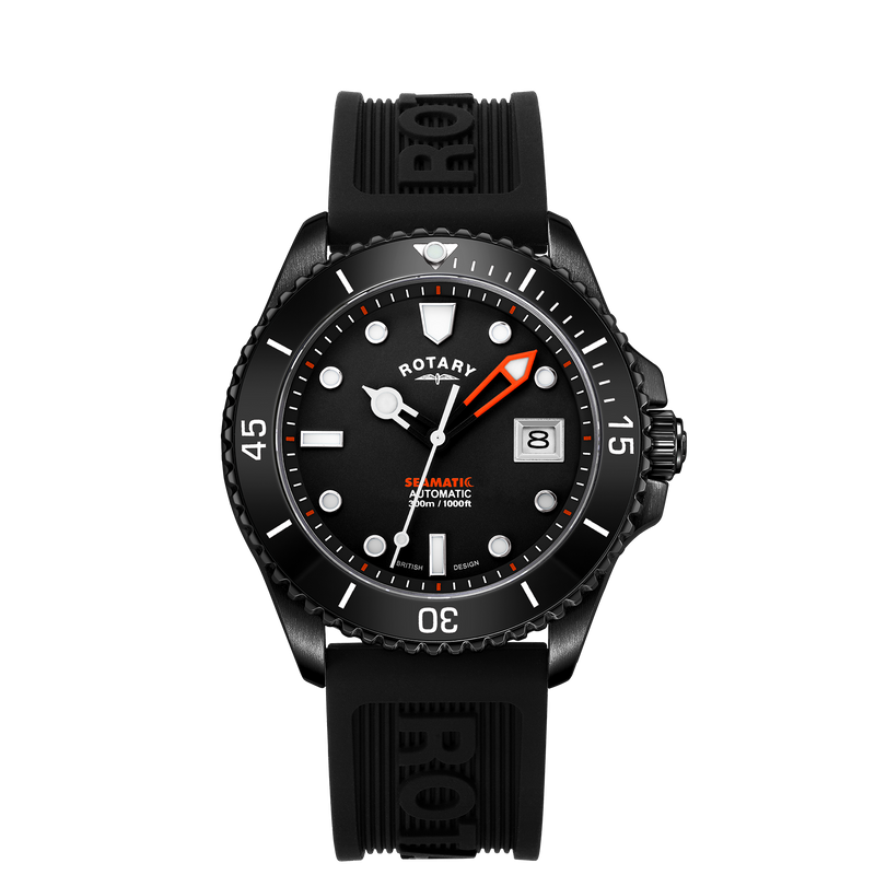 Rotary Seamatic Strap Black Edition Automatic - GS05434/04